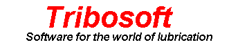 Tribosoft - Software for the world of lubrication